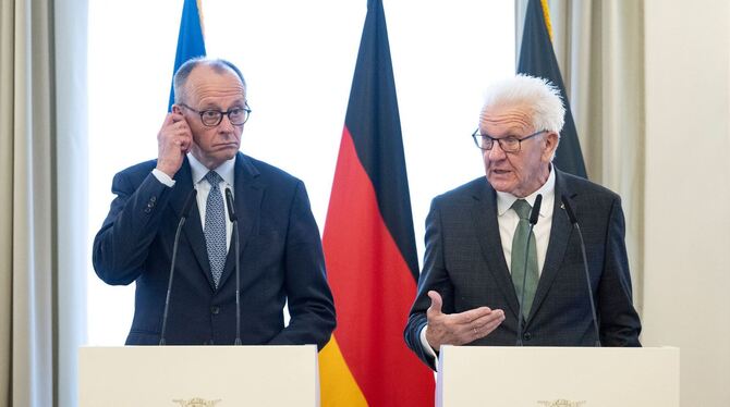 Bundeskanzler Merz - Antrittsbesuch in Baden-Württemberg