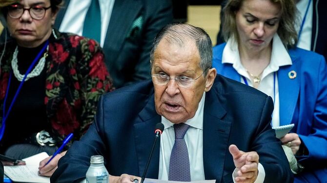 Russlands Außenminister Sergej Lawrow Russlands Außenminister Sergej Lawrow