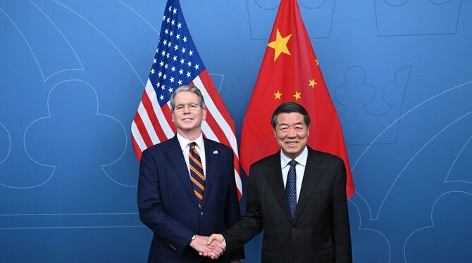 Handelsgespräche zwischen den USA und China