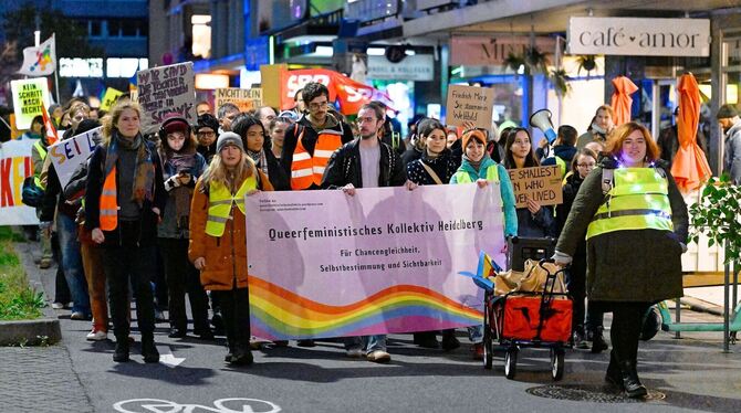 Demonstration nach »Stadtbild«-Aussagen - Heidelberg Demonstration nach »Stadtbild«-Aussagen - Heidelberg
