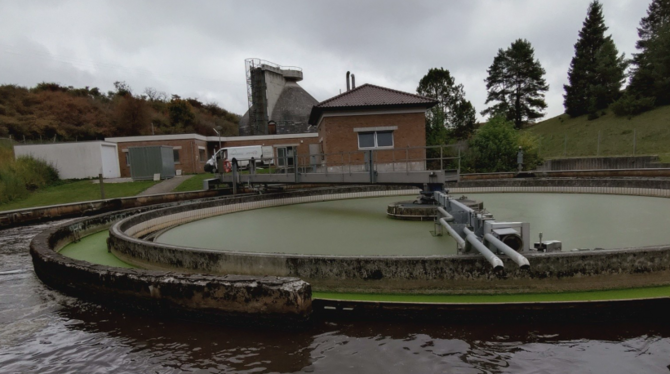 Ein Becken in der Kläranlage Münsingen muss saniert werden.