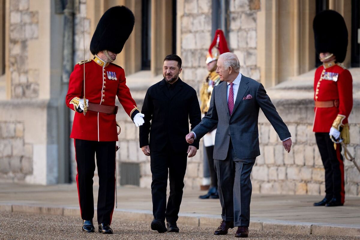 Prinz Charles empfängt ukrainischen Präsidenten Selenskyj Prinz Charles empfängt ukrainischen Präsidenten Selenskyj