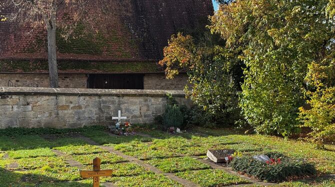 Der Bereich mit den Kindergräbern soll zum »Kleinen Garten« werden.