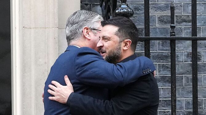 Keir Starmer empfängt ukrainischen Präsidenten Selenskyj