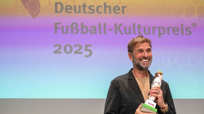 Jürgen Klopp erhält den Walther-Bensemann-Preis