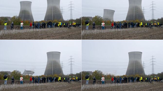 Sprengung Kühltürme Kernkraftwerk Gundremmingen Sprengung Kühltürme Kernkraftwerk Gundremmingen