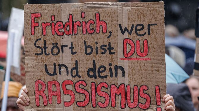 Demonstration nach »Stadtbild«-Aussagen - Hamburg Demonstration nach »Stadtbild«-Aussagen - Hamburg