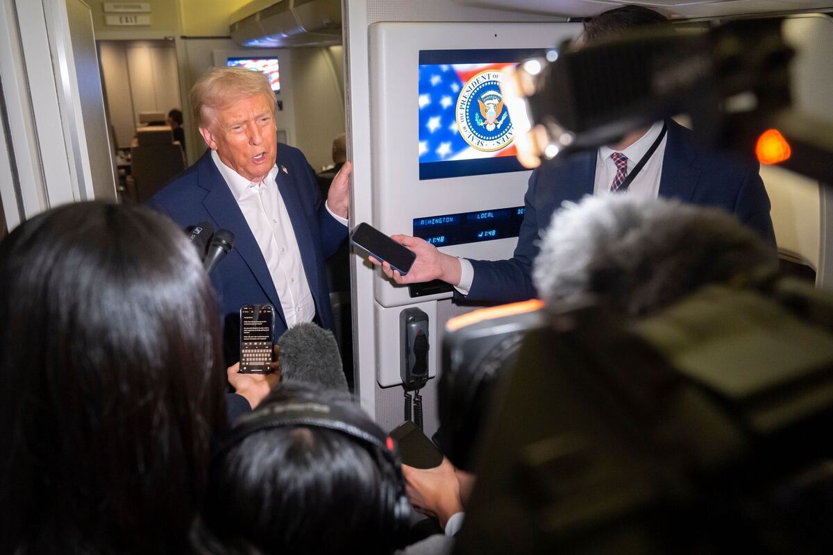 US-Präsident Trump auf dem Weg nach Asien US-Präsident Trump auf dem Weg nach Asien