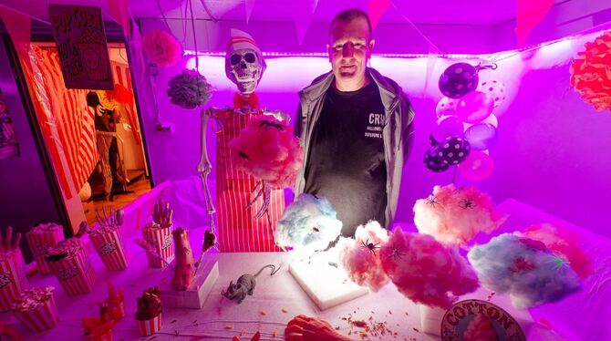 Besuch in Horror-Haus in Duisburg bei Halloween-Fan Sven Wagner