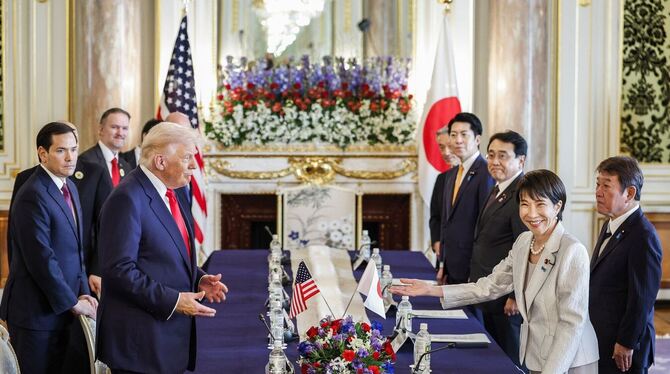 US-Präsident Trump in Japan US-Präsident Trump in Japan
