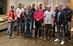 Die Gemeinde Hohenstein ehrte verdiente Blutspender.  FOTO: SCHRADE