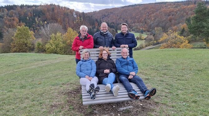 Die erste Himmelsliege steht seit vergangenem Jahr an der Genussweg-Station auf dem Filz in Erpfingen.