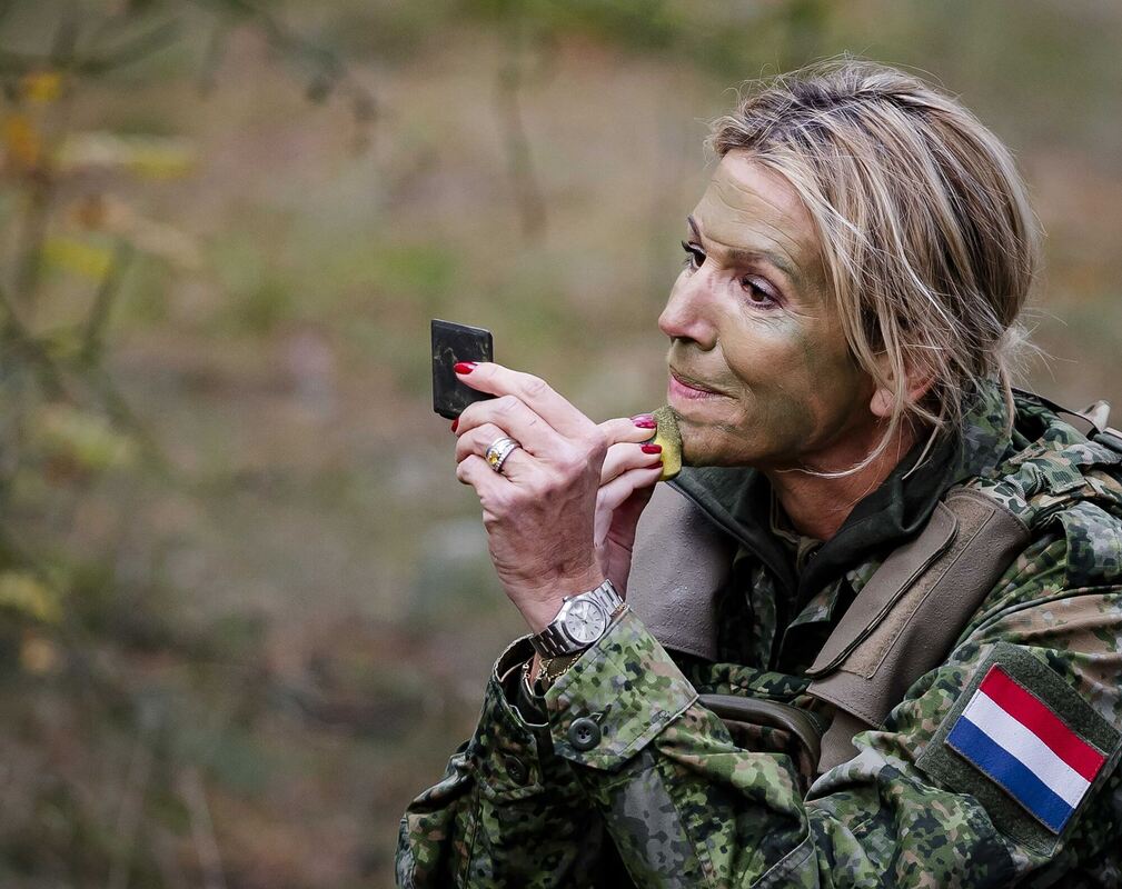Königin Maxima besucht Schulungszentrum in Harderwijk Königin Maxima besucht Schulungszentrum in Harderwijk