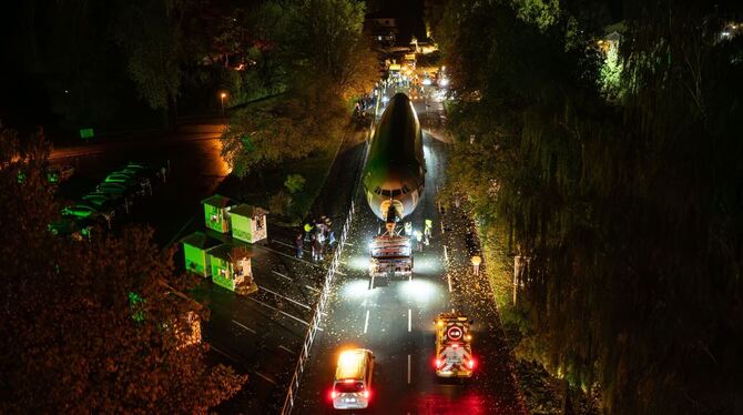 Ankunft Airbus A310 am Serengeti-Park Ankunft Airbus A310 am Serengeti-Park