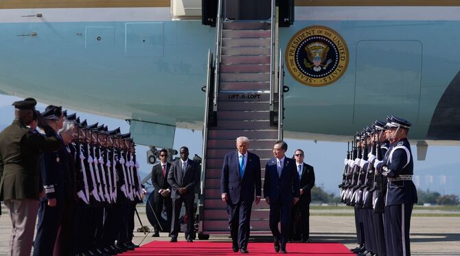 US-Präsident Trump in Südkorea