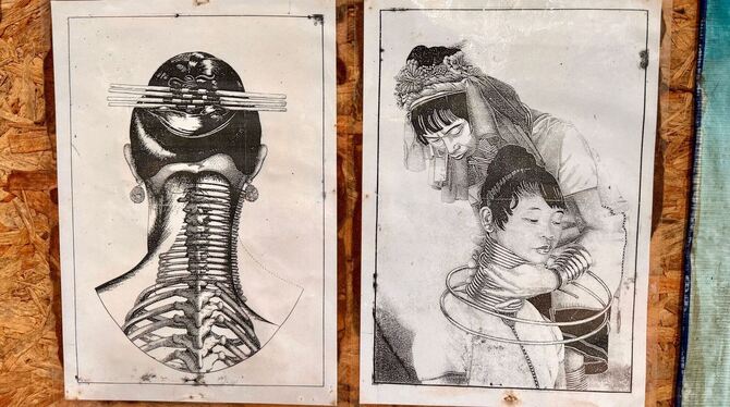 Langhalsfrauen - »Long Neck Karen« - im Norden Thailands Langhalsfrauen - »Long Neck Karen« - im Norden Thailands