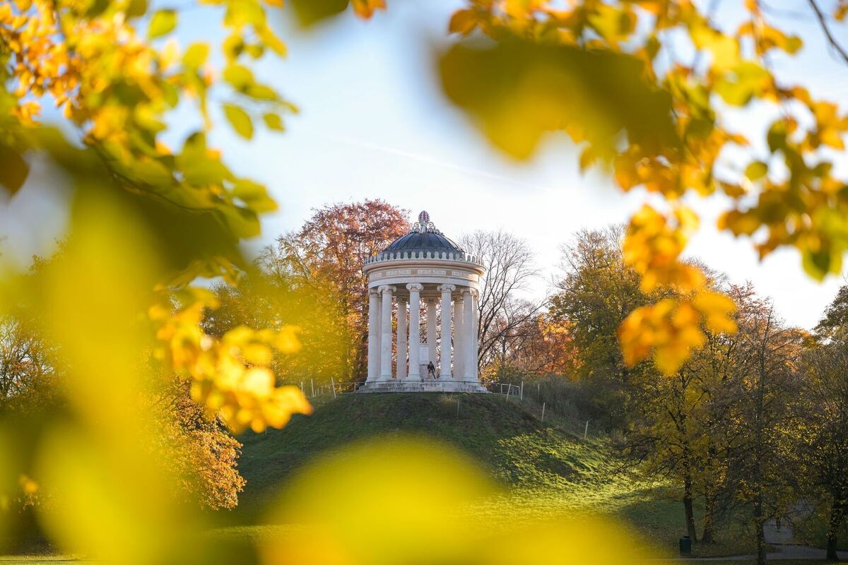 Englischer Garten im Morgenlicht