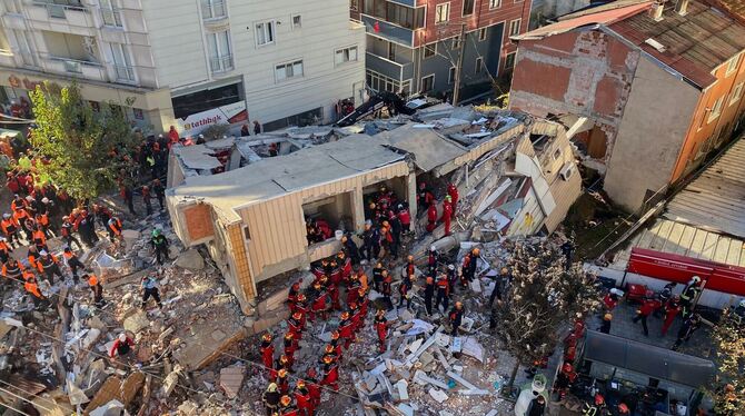 Gebäudeeinsturz in der Türkei Gebäudeeinsturz in der Türkei
