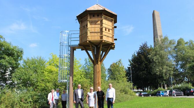 Tauben Orschel-Hagen Wurde bereits 2017 mit Erfolg in Betrieb genommen: das von der GWG finanzierte Tauben-Haus in Orschel-Hagen.