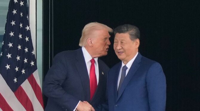 Treffen Xi und Trump in Busan