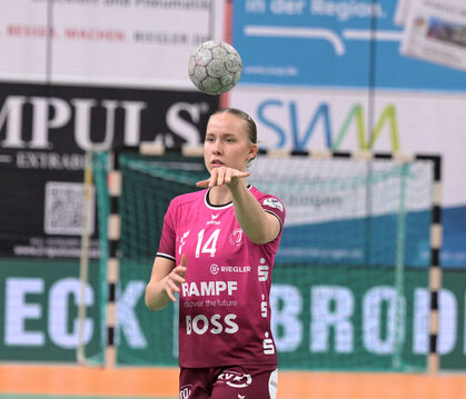 Die Österreicherin Klara Schlegel hatte nach ihrer Einwechslung gegen Bensheim-Auerbach einige gute Szenen.