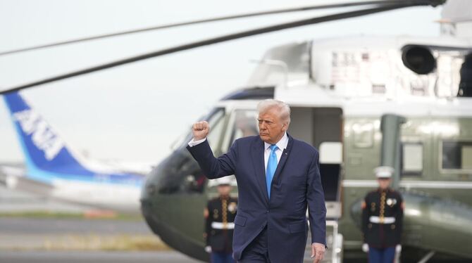 US-Präsident Trump in Japan