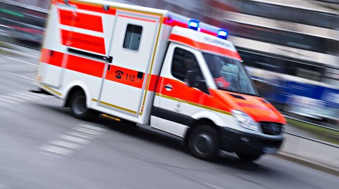Rettungswagen im Einsatz