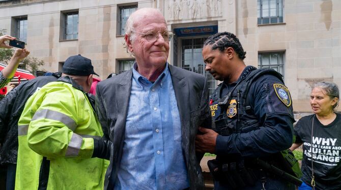 Ben Cohen bei Protestaktion Ben Cohen bei Protestaktion