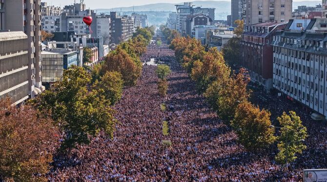 Proteste in Serbien Proteste in Serbien