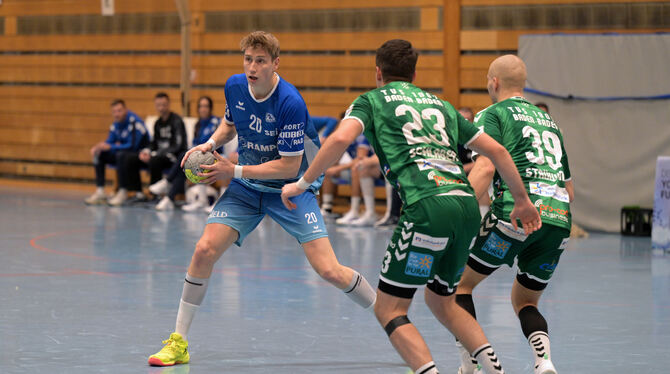 Patrik Letzgus hat zurzeit eine Quote von knapp zehn Treffern pro Partie. FOTO: BAUR Patrik Letzgus hat zurzeit eine Quote von knapp zehn Treffern pro Partie. FOTO: BAUR