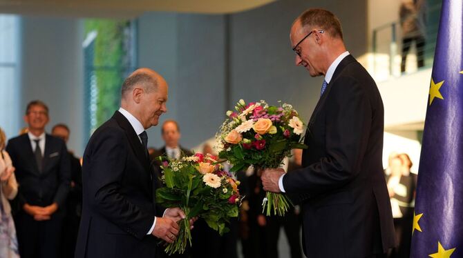 Olaf Scholz und Friedrich Merz Olaf Scholz und Friedrich Merz