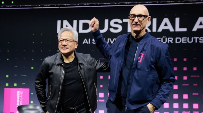 Telekom und Nvidia stellen KI-Fabrik vor Telekom und Nvidia stellen KI-Fabrik vor