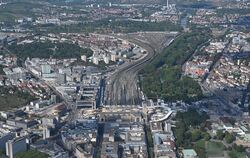Gleisvorfeld Stuttgart Hauptbahnhof