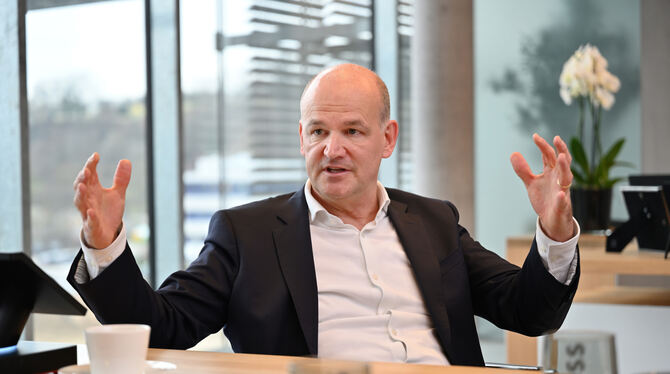 Yves Müller,  Finanzvorstand der Hugo Boss AG.