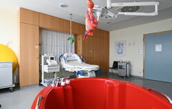 Blick in einen der Kreißsäle im Klinikum am Steinenberg. Hier sind sehr individuelle Formen der Geburt möglich.