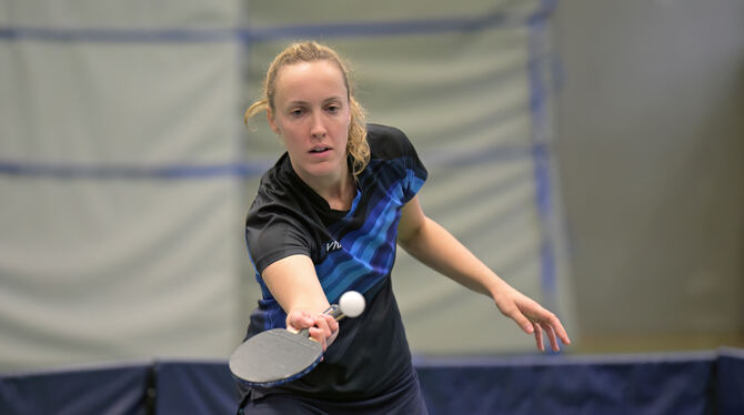 2025/26, Frauen, TTBW, Tischtennis, Verbandsliga Sued Sichere Punktebringerin beim Verbandsligisten TSV Betzingen: Vanessa Fritze.