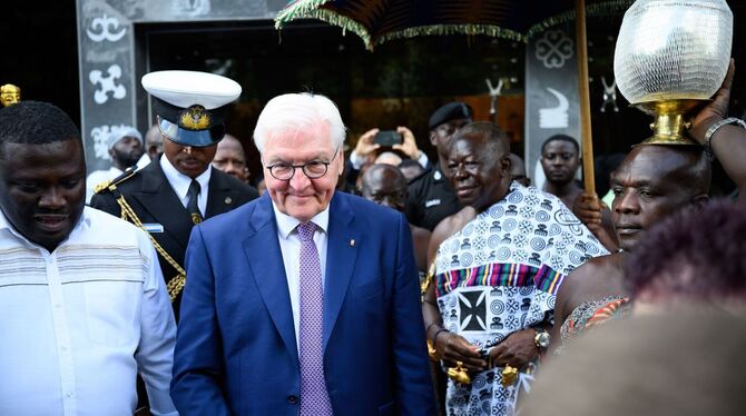 Afrika-Reise von Bundespräsident Steinmeier - Ghana Afrika-Reise von Bundespräsident Steinmeier - Ghana
