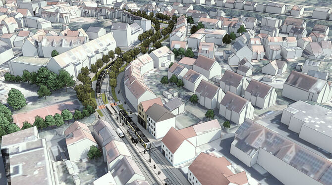 Regional-Stadtbahn Noch ist offen, ob die Regional-Stadtbahn durch die Klosterstraße fahren wird.