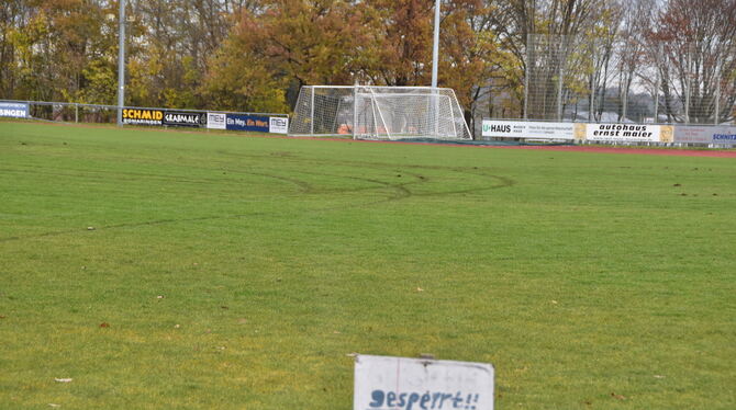 Fußballplatz TV Belsen Das Fußballfeld in Belsen ist jetzt nicht mehr bespiebar