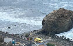 Riesenwellen auf Teneriffa