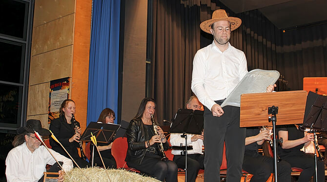 Auch stilechte Waschbretter kamen als Rhythmusinstrumente zum Einsatz.