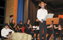 Auch stilechte Waschbretter kamen als Rhythmusinstrumente zum Einsatz.