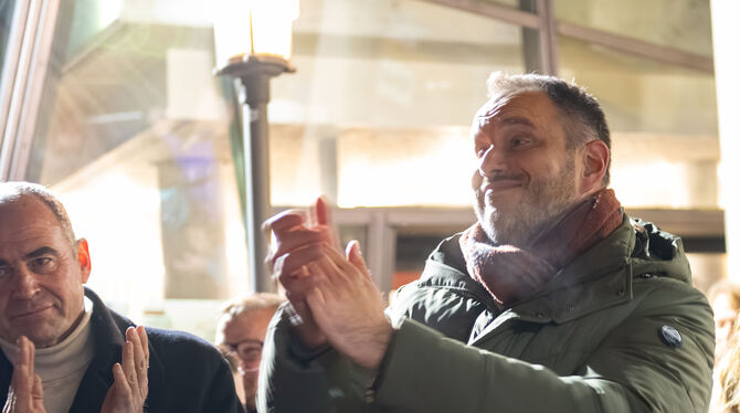 Bürgermeisterwahl Sonnenbühl Bürgermeister Michael Schmidt Dankbar für das eindeutige Wahlergebnis: der neue Sonnenbühler Bürgermeister Michael Schmidt.