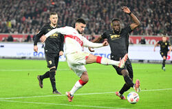 Stuttgarts Matchwinner: Doppelpacker Deniz Undav (weißes Trikot).
