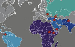 Manche Weltregionen sind anfälliger für bewaffnete Konflikte. Besonders betroffen ist Afrika.