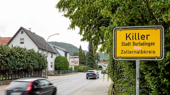 ss In Killer wird häufig das Ortsschid geklaut.