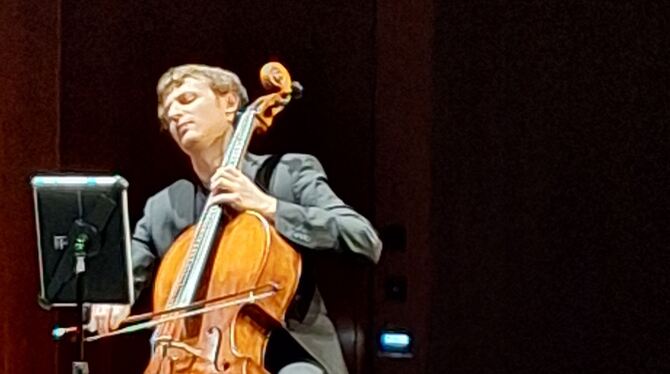 Kammermusikzyklus Quatuor Arod Innigkeit und Hingabe: Cellist Jérémy Garbarg vom Quatuor Arod.