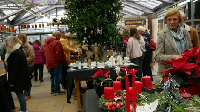 Viel los in Sachen »Winterfreuden« war am gestrigen Sonntag in der Garten-Baumschule Schlotterbeck in Betzingen.