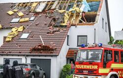 Nach dem Unwetter in Baden-Württemberg - Donaustetten
