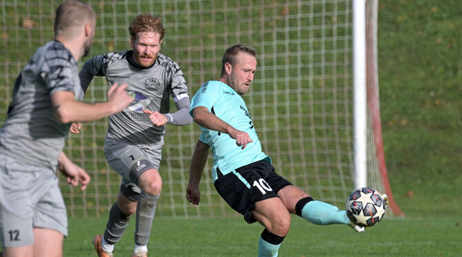 Stolz auf sein Team: Wittlingens Spielertrainer Moritz Krohmer.  FOTO: T.BAUR/EIBNER